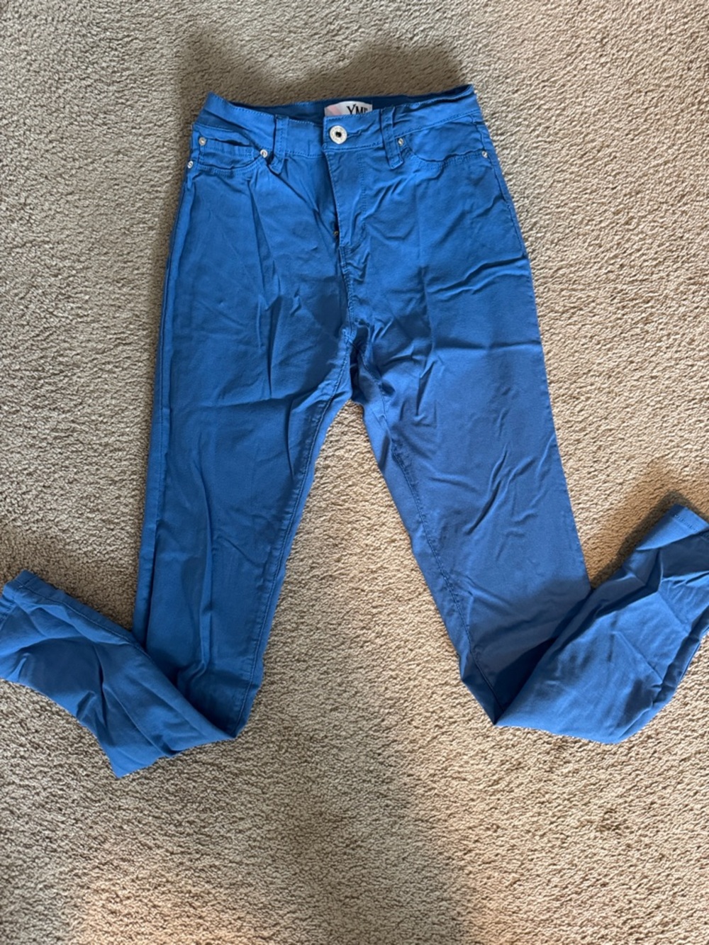 Bright Blue Skinny Pants